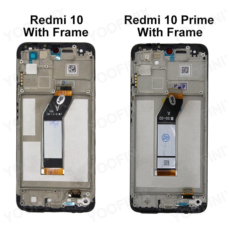 For Xiaomi Redmi 10 LCD 21061119AG Display Touch Screen Digitizer Assembly Replacement Parts For Redmi 10 Prime Display LCD