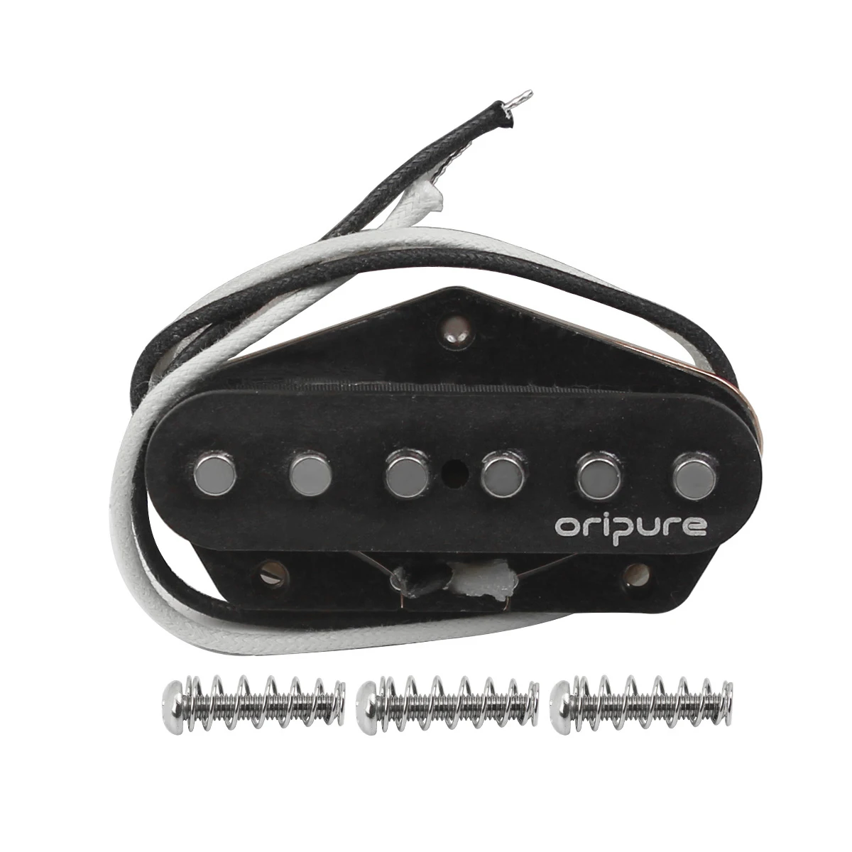 OriPure PSL5 Alnico 5 TL Guitar Pickup Bridge Single Coil Peças de guitarra pretas
