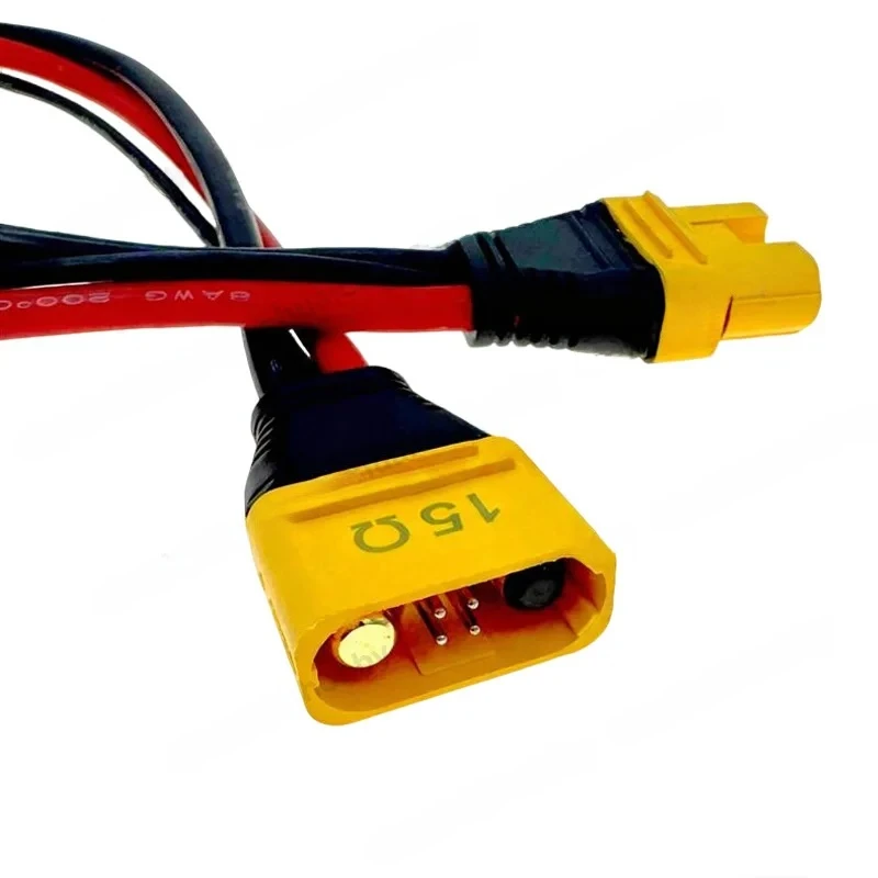 1PCS Amass AS150U Male to Female Plug Harness Balance Charger Adapter F/M Connecting Converter w 30/55cm Cable for UVA RC Drone