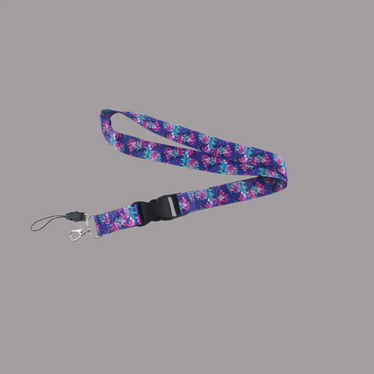 

Jungle Leaf Buckle Lanyards for Keys Neck Strap For Card Badge Gym Keychain Key Holder Hang Rope Keyring Accessories