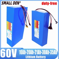 New 60V 10Ah 20Ah 21Ah 30Ah 35Ah 1500W-300W lithium battery, suitable for balancing bicycles, bicycles, scooters, and tricycles