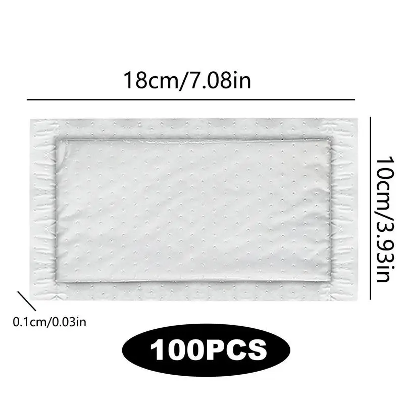 100Pcs Kitchen Rapid Absorbent Pads For Meat Fish Poultry Produce For Keeping Packaging Dry Clean Absorbent Paper Kitchen Tool