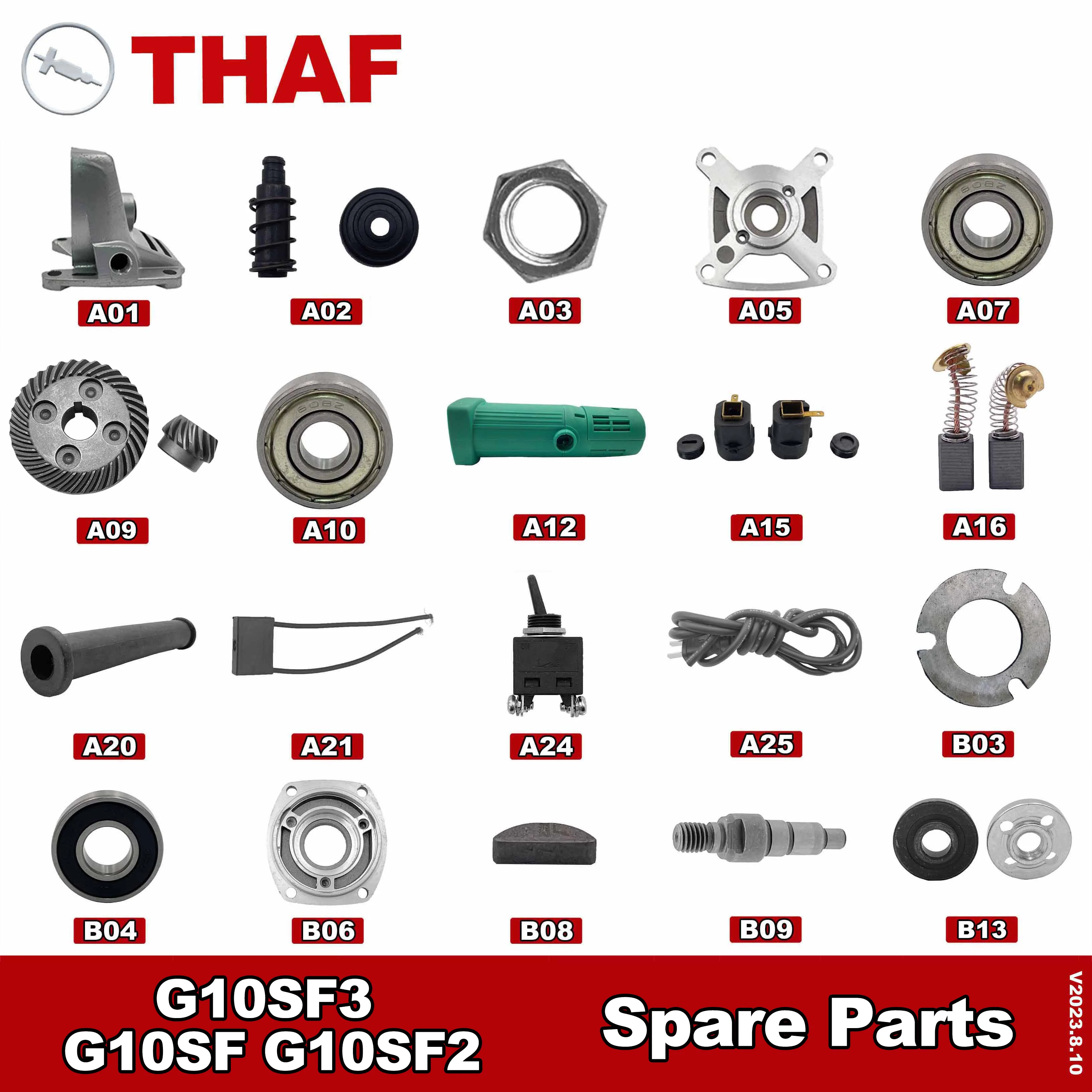 Replacement Spare Parts Power Tool Part Accessories For HITACHI Angle Grinder G10SF3 G10SF G10SF2