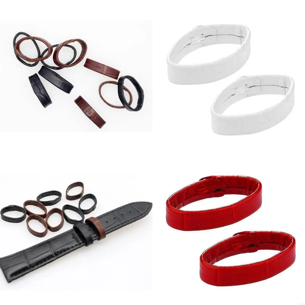  2Pieces Soft Watch Band Set Interchangeables Replacement Strap Quick Releases Spring Rod Included