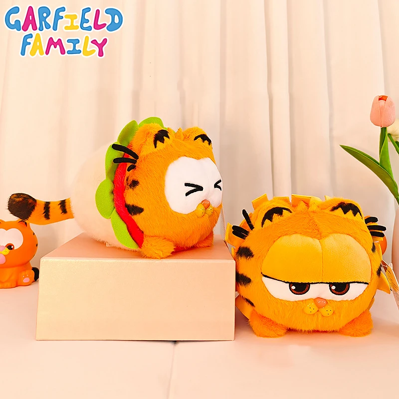 8 Styles GARFIELD Original mignon en peluche chat doux en peluche poupée dessin animé peluche porte-clés pendentif pour garçons filles cadeau d'anniversaire  26