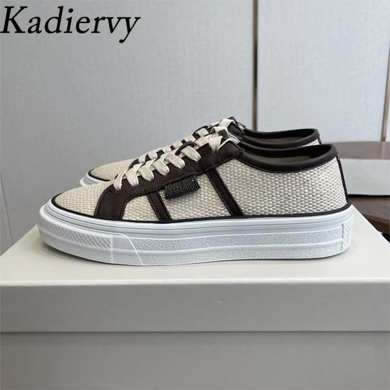 

Повседневные кроссовки для женщин, кожаные, с круглым носком, на шнуровке, с лоскутным дизайном, удобные, для активного отдыха, женская обувь на плоской подошве