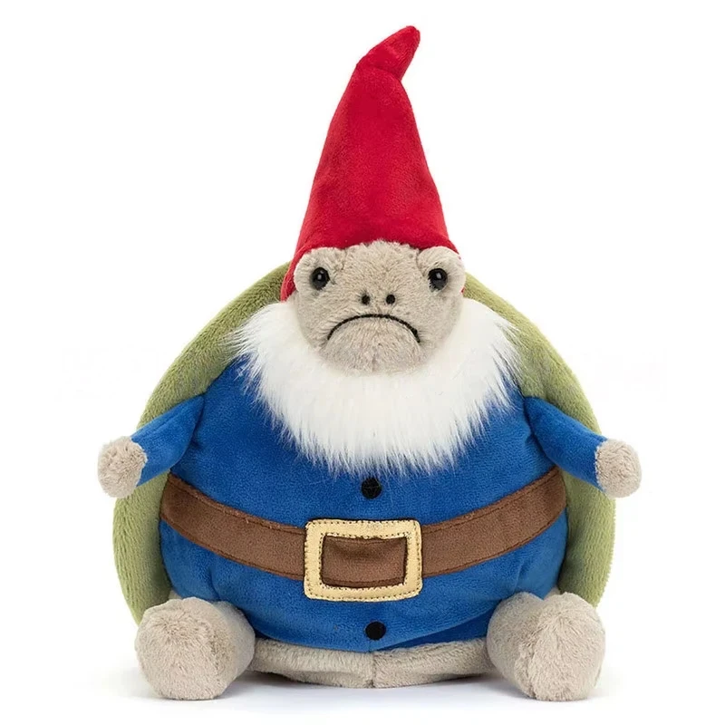دمية Gnome Timmy Plushie مع قبعة زرقاء تقليدية ولحية بتصميم حديقة محشوة هدية قابلة للجمع للجميع #2