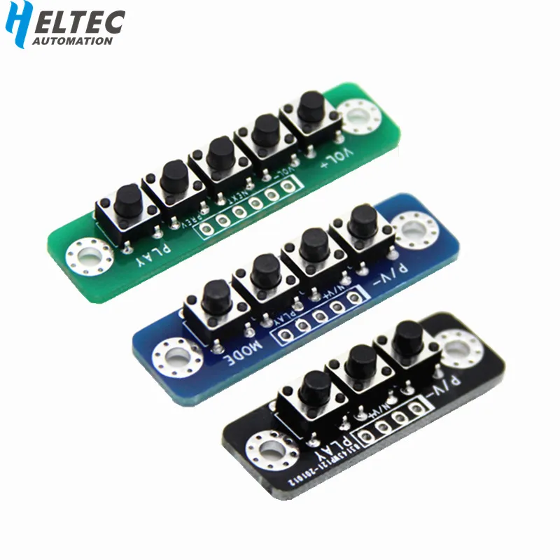 

3/4/5 independent button module MCU external button micro switch button board for power amplifier button board