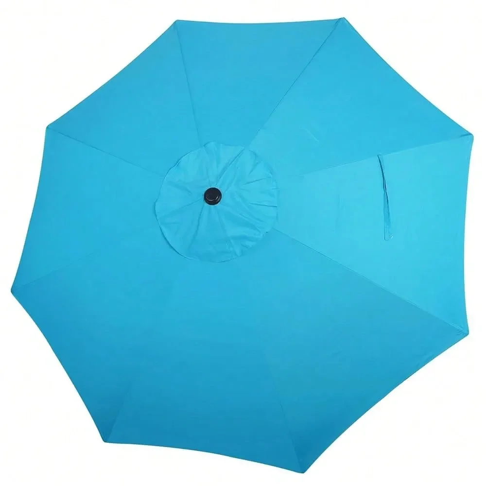

9ft Patio Umbrella Replacement Canopy, Market Umbrella Top, Outdoor Table Umbrella Canopy For 8 Ribs, Canopy Only,OneSize,Light