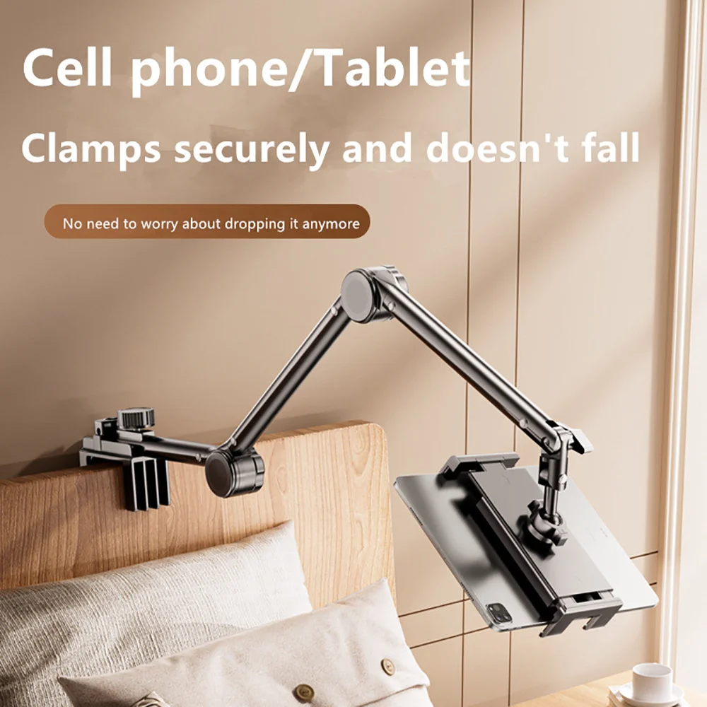 Universal Foldable Cantilever Tablet Bracket Adjustable Home Bed Desktop Stand Smartphone Mount Stand Portable Lazy Phone Holder