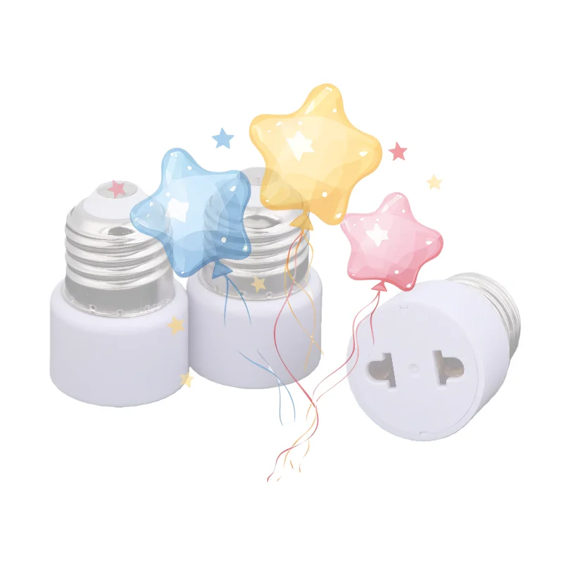 

1 шт. патрон для лампы (E27) без подсветки, белый, стандарт США/ЕС, держатель для лампочки, адаптер для светильника, аксессуары для DIY