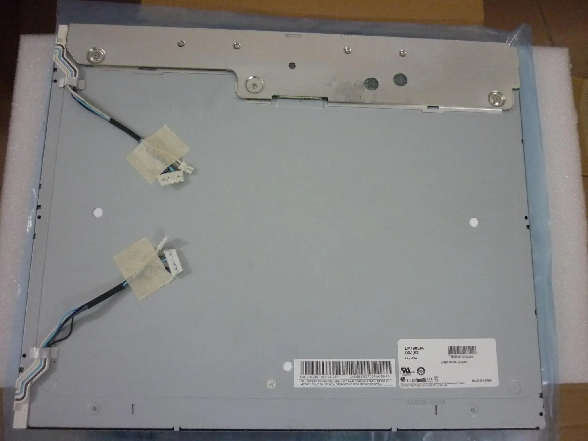 LM190E05-SL02 19 Cal Panel wyświetlacza LCD