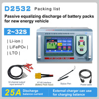 SUNKKO New Energy Vehicle Lithium Battery Module Equalizer Repair Analyzer 2~24 strings 2~32 strings 0-25A BTV-TOP Detection