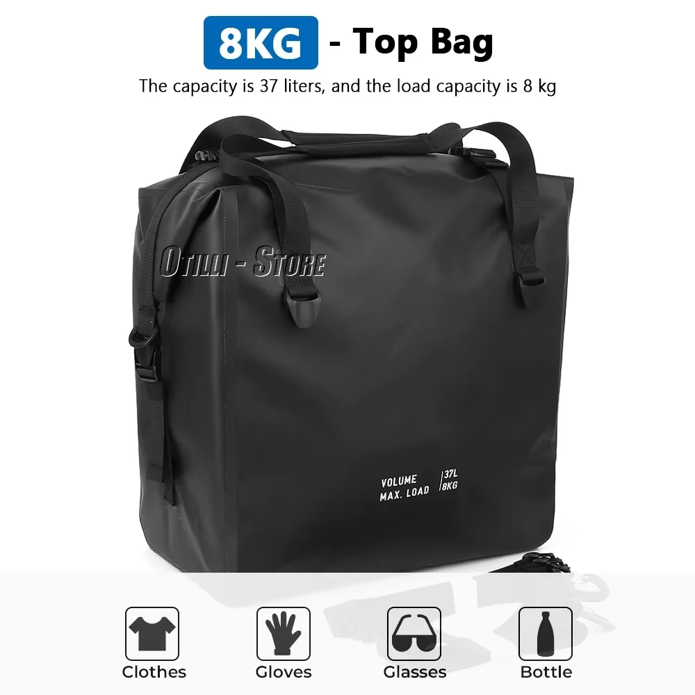 Borsa interna per custodia laterale per bagagli neri per moto per BMW R1300GS ADVENTURE R 1300 GS Adventure 1300GSA Borse per bauletto in alluminio