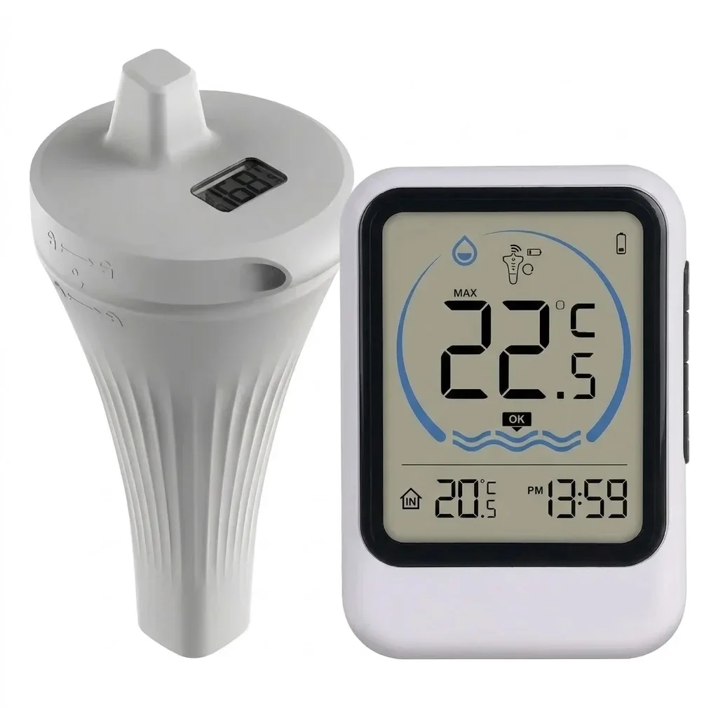 Waterproof Pool Thermometer Sensor For Fish Tank Bathtub Water Temperature Gauge Monitor Easy To Read Display