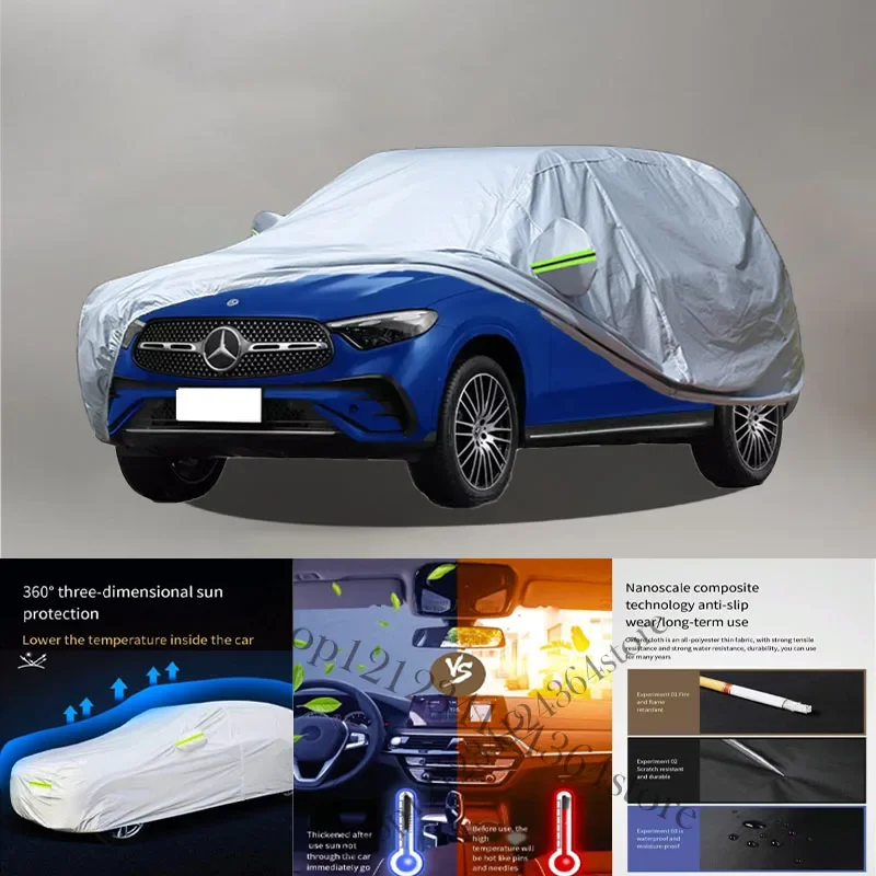 

For Mercedes Benz Glc fit Outdoor Protection Full Car Covers Snow Cover Sunshade Waterproof Dustproof Exterior Car cover