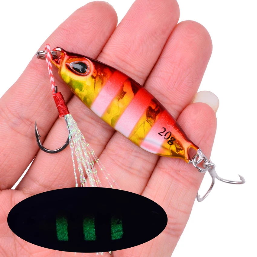 Jigs 10g 15g 20g 30g 40g Fishing Jigging Lure Spoon Spinnerbait Metal Jig Bait Bass Tuna Lures Fish Minnow Pesca Tackle Japan view 6