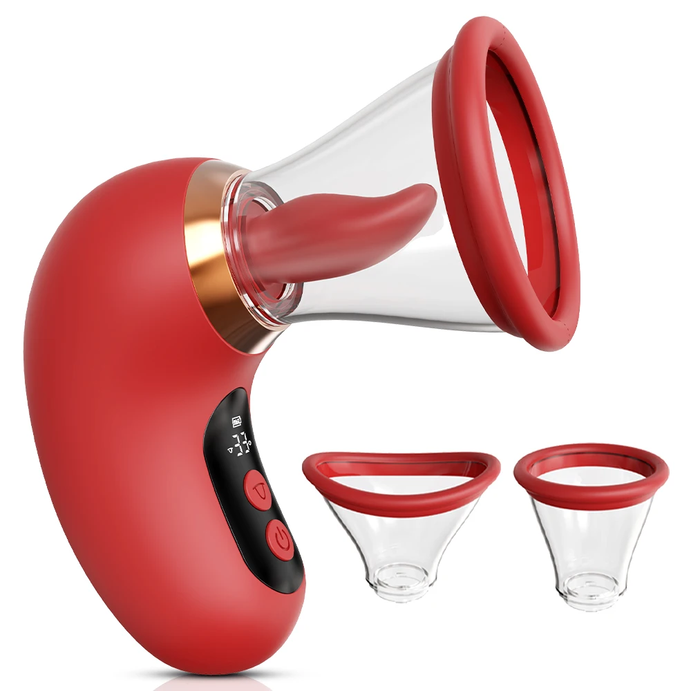 Rose-Sex Toy 3 Sucking 9 Tongue Licking Vibrator for Women Removable Cup Clitoral  Stimulator Sucker Nipple Adult Products 18