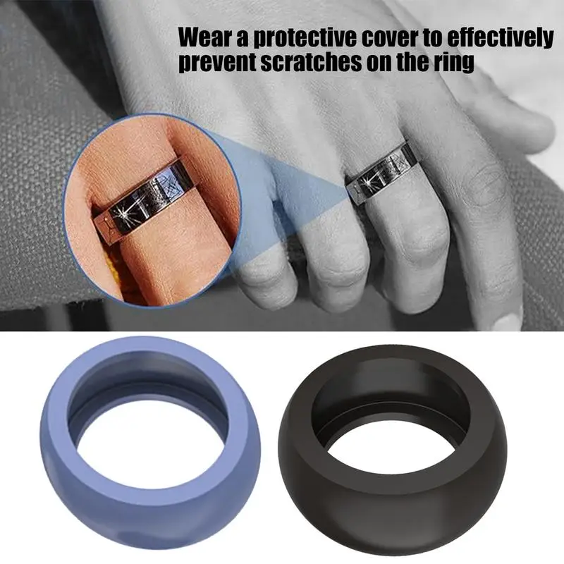 Silicone Ring Cover Flexible Ring Cover & Protector Secure Ring Guard Supports Easy Charging Featherlight Design For Friends