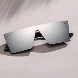 Fashion Oversized Frame Square Women's Sunglasses Casual Street retro Style Decorative Glasses