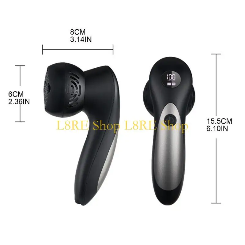 L8RE Electric Feet Callus Remover Rechargeable Waterproof Pedicure Foot File Tool