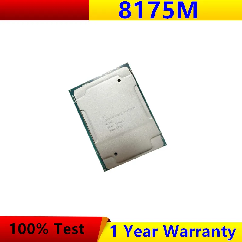 وحدة المعالجة المركزية Xeon Platinum 8175M 2.5 جيجا هرتز 33 ميجابايت LGA3647 240 وات 24 نواة 48 خيط 8175 م