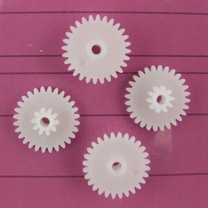 0.5M 10T 28T 2mm 2.05mm DIY reduction gear Plastic double layer gear