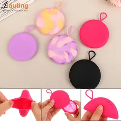 1PC Portable Silicone Reusable Menstrual Disc Feminine Hygiene Menstrual Cup Period Menstrual Collector Storage Box Extra-Thin