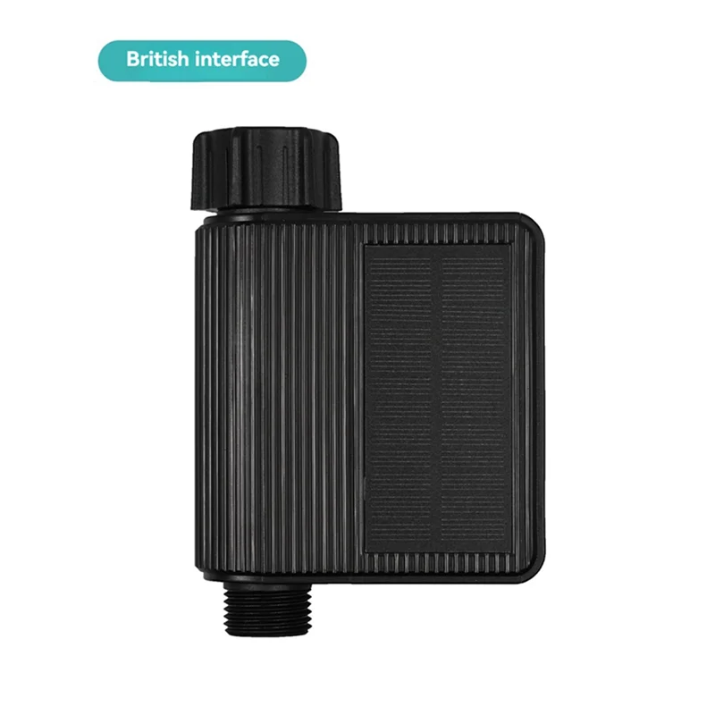 B47C Tuya Smart Home Wifi Timed Irrigation Water Valve IP65 Waterproof With Brass Inlet Solar Powered Irrigator UK Interface