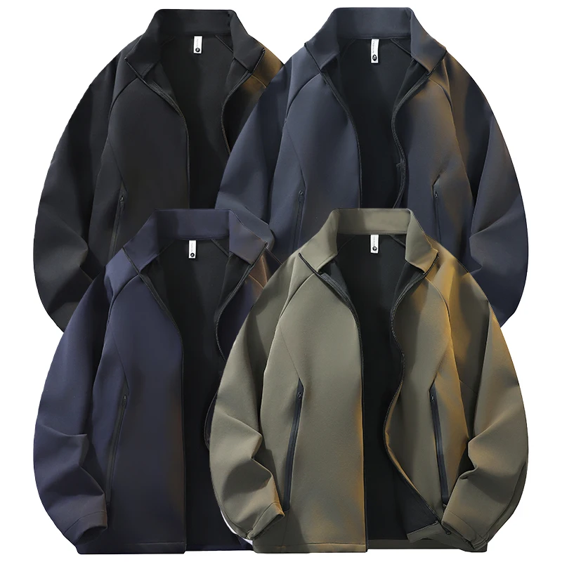 

Мужская повседневная куртка без рукавов, однотонная, простая, прочная и удобная, новая модель весна 2026