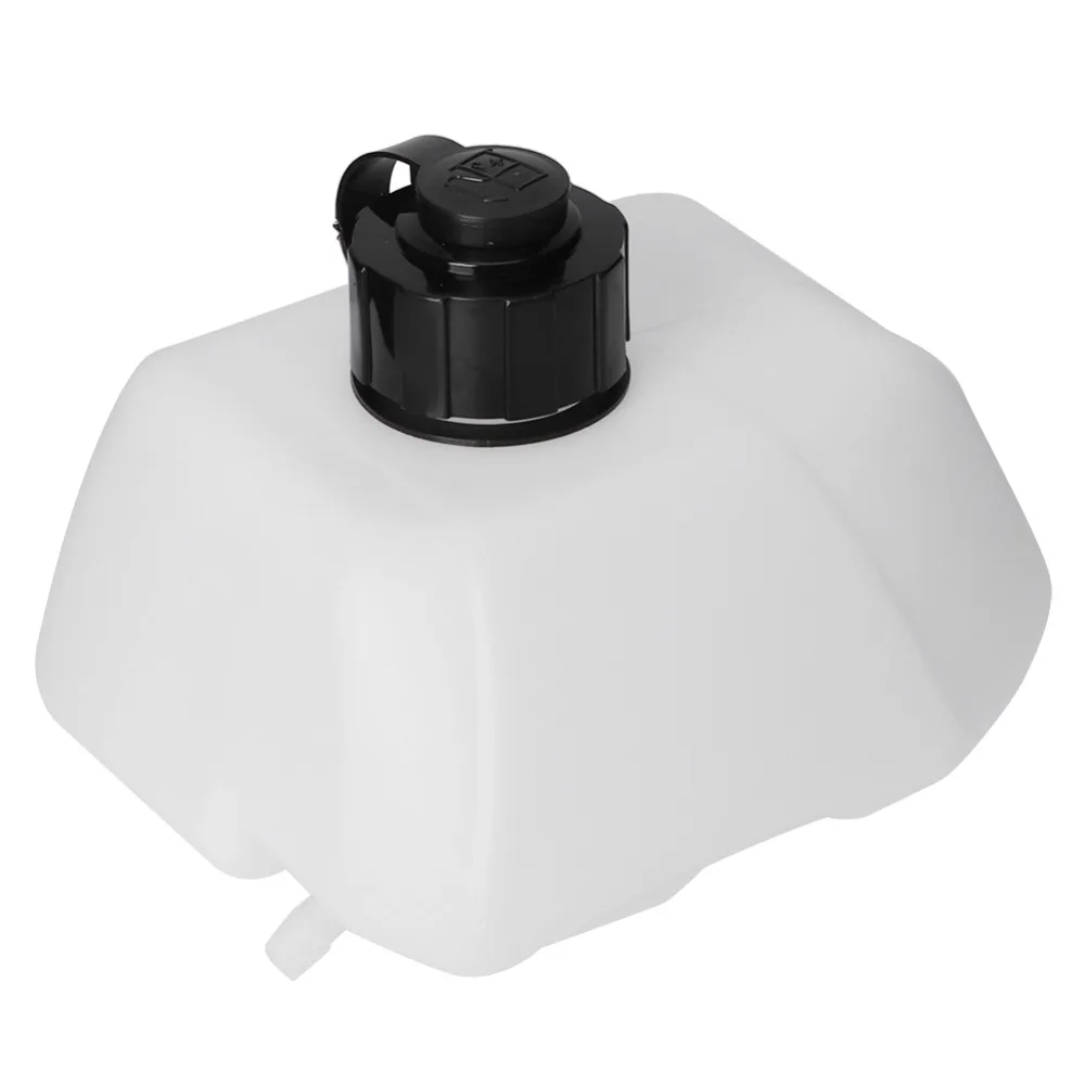 White Gas Fuel Tank Assembly ABS Compact Mini Bike Gas Tank Universal Easy to Install for Robin NB411 BG411 CG411 EC04 RBC411