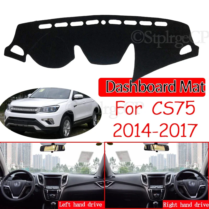 Anti-Slip Mat Dashboard Pad Sunshade Dashmat Protect Anti-UV Dash Carpet Car Accessories for Changan CS75 2014 2015 2016 2017