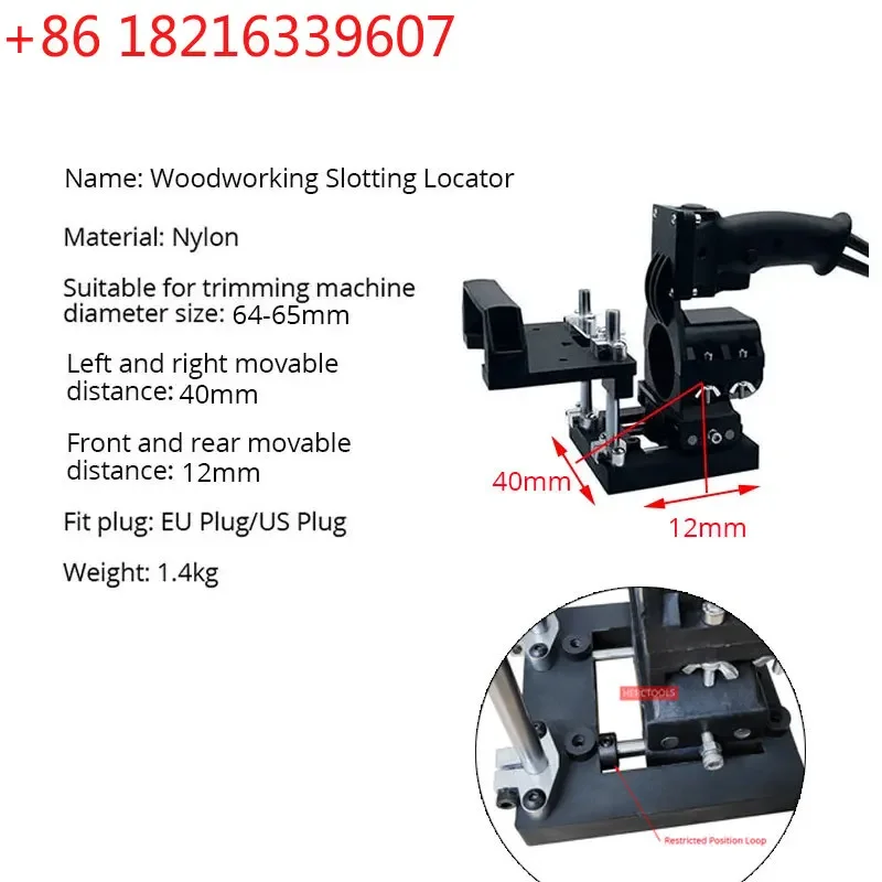 YAO Mortising Jig For Woodworking Trimming Machine 2 in 1 Slotting Bracket Invisible Fasteners Punch Locator Linear Track DIY  T