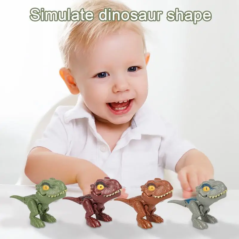 Finger Dinosaur Toy Finger Biting Dinosaur Toy Cute Dinosaur Toys Dinosaur Figures Dinosaur Head Puppets Toys Set For Children