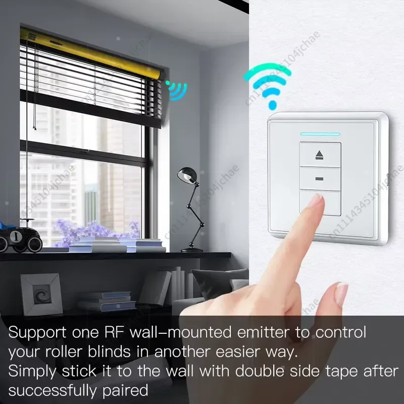 EE for 25mm Smart ZigBee Tubular Roller Blinds Motor DC Lithium Battery Powered Energy Saving Built-in Receiver RF433 Remote