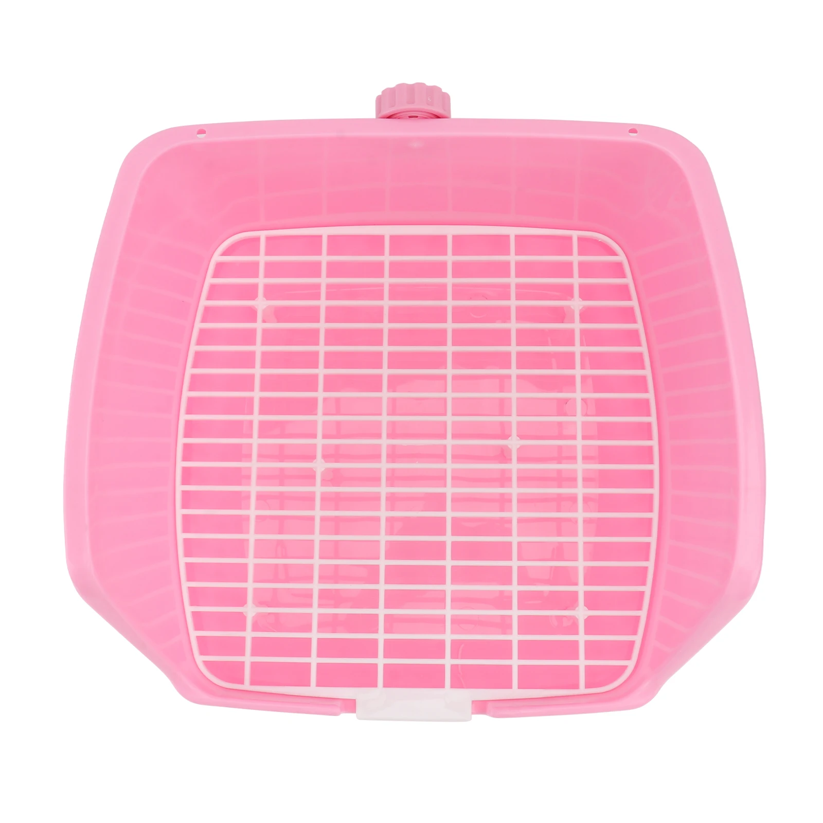 

Rabbit Toilet Pet Pan Detachable Grids Washable Plastic Basin Ideal Size Rabbits Chinchillas Guinea Pigs Ferrets Easy