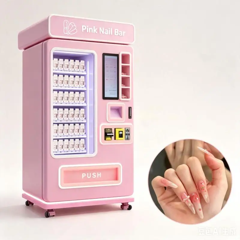 Customized Cosmetics Beauty Retail Machine Intelligent Vending Kiosk With Touch Display Product Management System