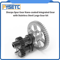 FYSETC Sherpa CNC Spur Gear Nano Coating one-piece Stainless Stee Gear Kit High Precision Extruder Gears for Voron V0 3D Printer