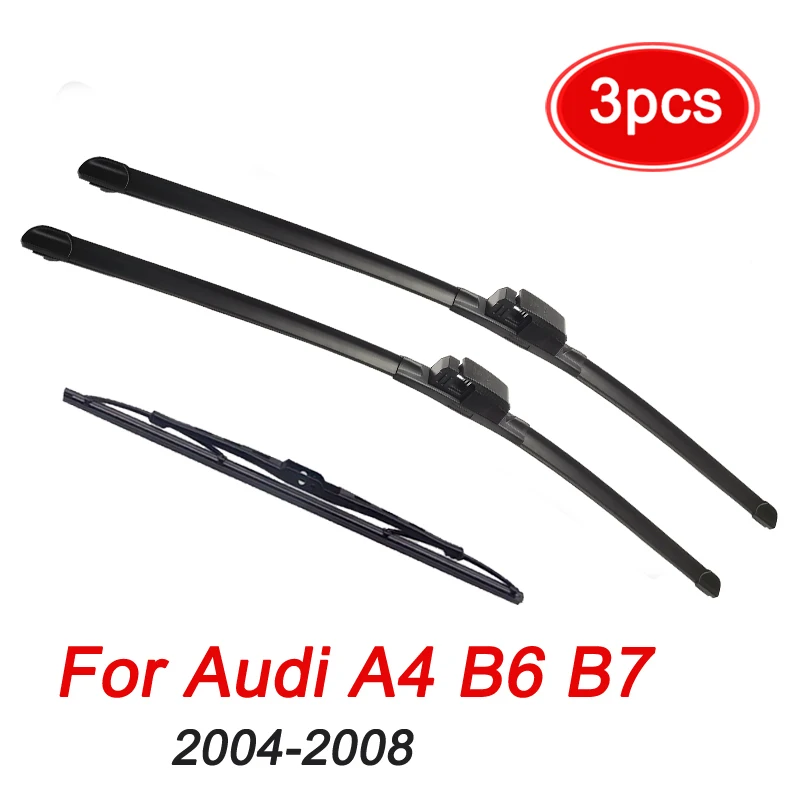 

MIDOON Wiper Front Rear Wiper Blades Set For Audi A4 B6 B7 Estate Avant 2004-2008 Windshield 22"+22"+13"