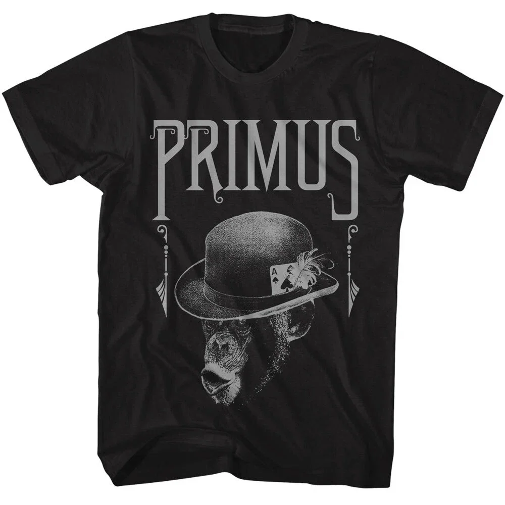 Top Primus Graphic Cotton Band T-shirt Unisex Summer Short Sleeve Fashion Brand Tee Luxury Casual Vintage Tees