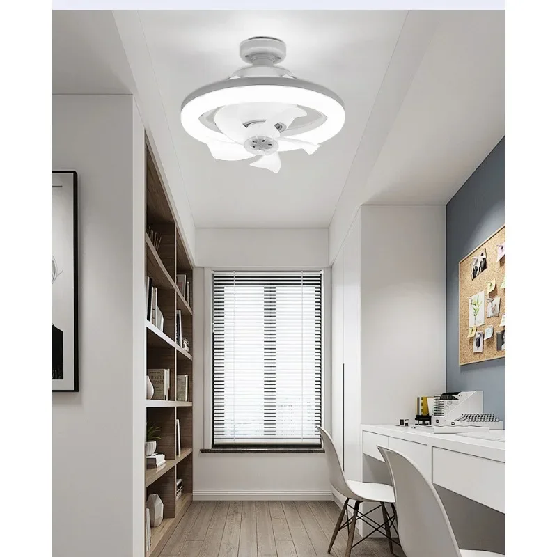 

Colorful Shaking Head Fan Light LED 360 ° Shaking Head E27 Screw Mouth Colorful Remote Head Fan Light