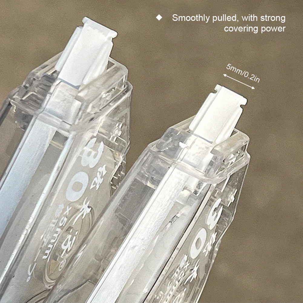 شريط تصحيح كريمي اللون بيج ممحاة شريط تصحيحي 30 متر/لفة طويلة للوازم المكتبية المدرسية صياغة مجلة تدوين الملاحظات