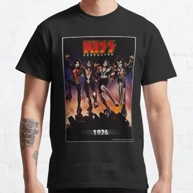 Rock Band Kiss Band Members T Shirt Vintage Kids Boy and Girl Hip Hop Graphic Tshirts Women Men Summer Trend Shirt Ropa Hombre