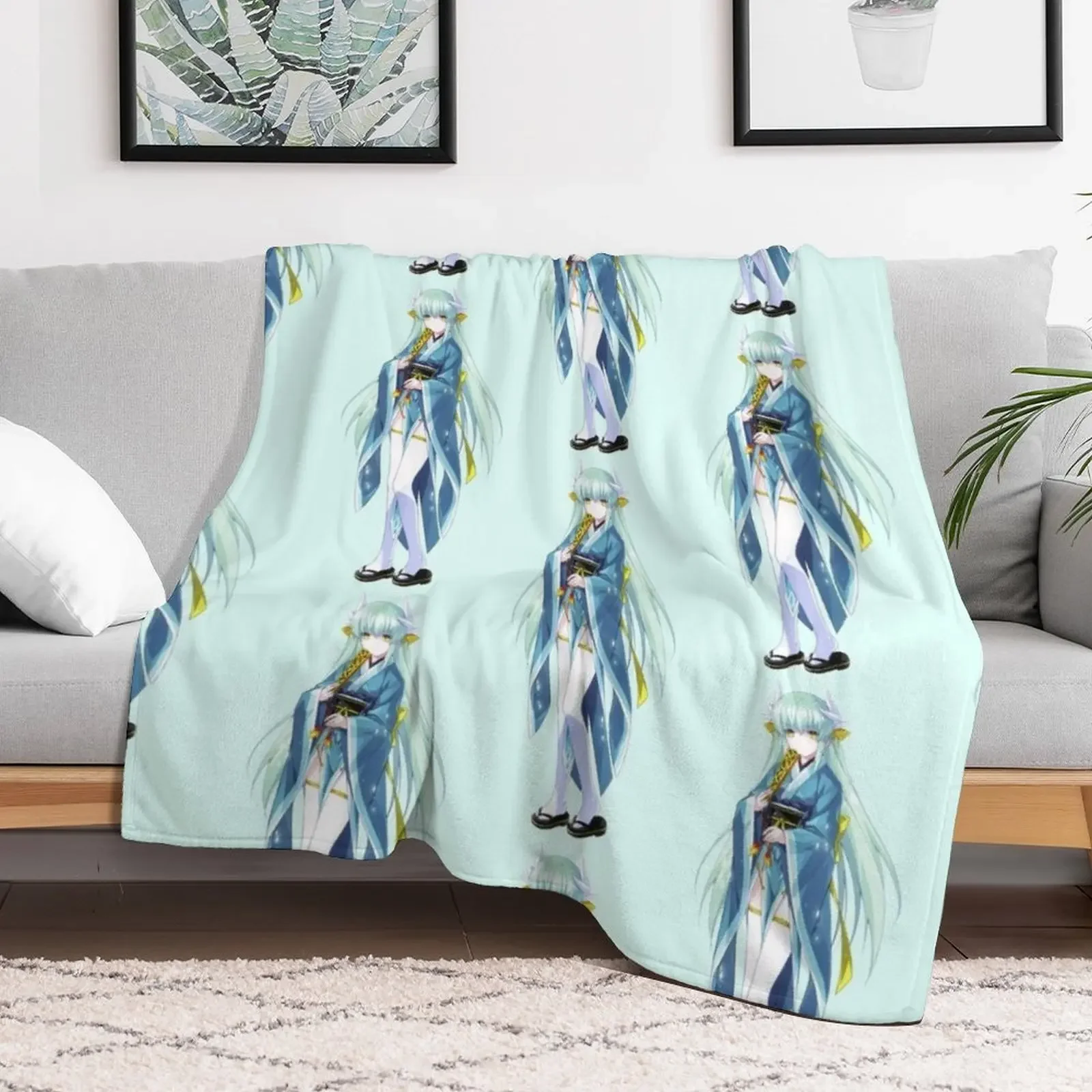 Kiyohime Fate Go Throw Blanket Softest anime Luxury St Hairy Blankets