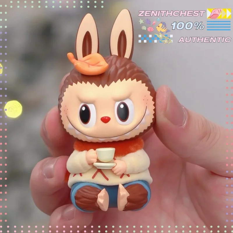 حقيقي POPMARTLABUBU ZIMOMO معطف شتاء بطاقة معلقة للأطفال العصرية هدية خاصة تجربة مثل لا آخر الحلي المنزلية #2