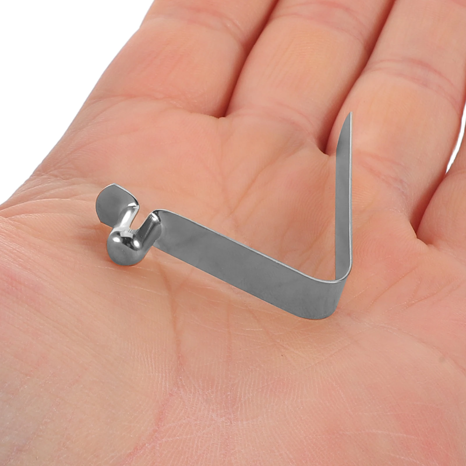 

12Pcs V Shape Spring Loaded Tube Clips Tent Pole Buckle Kayak Paddle Snap Clip Lightweight Outdoor Use Tent Clips