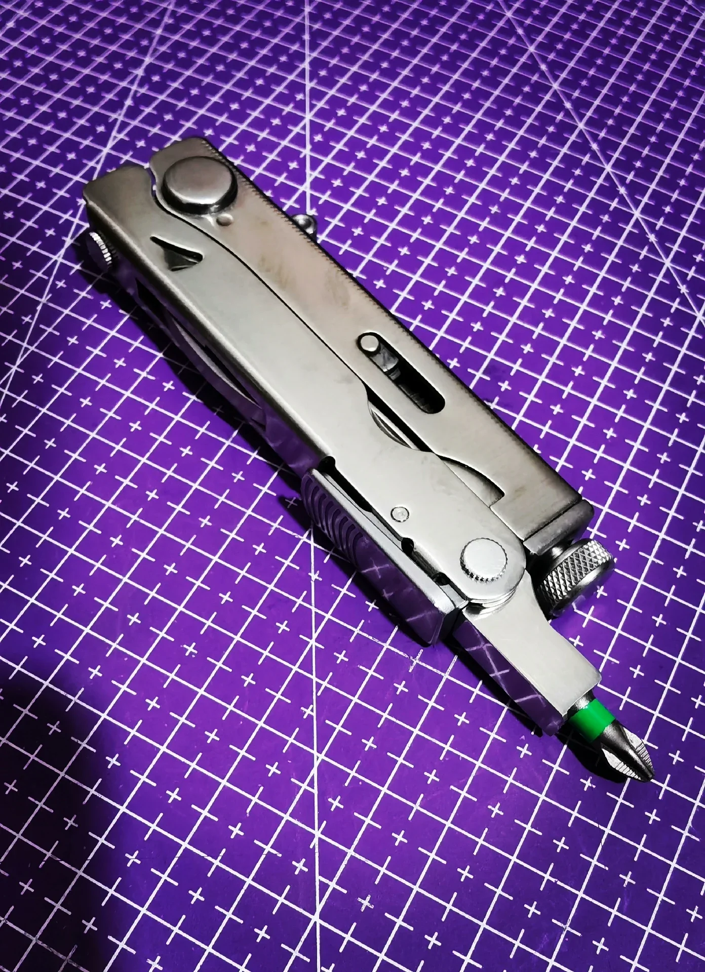 Custom 1/4 Inch Bit Driver Seat Mod Accessory for Leatherman CRUNCH Power Multi-Tool, Strong Magnetic Bit Holder Compatible - view 5
