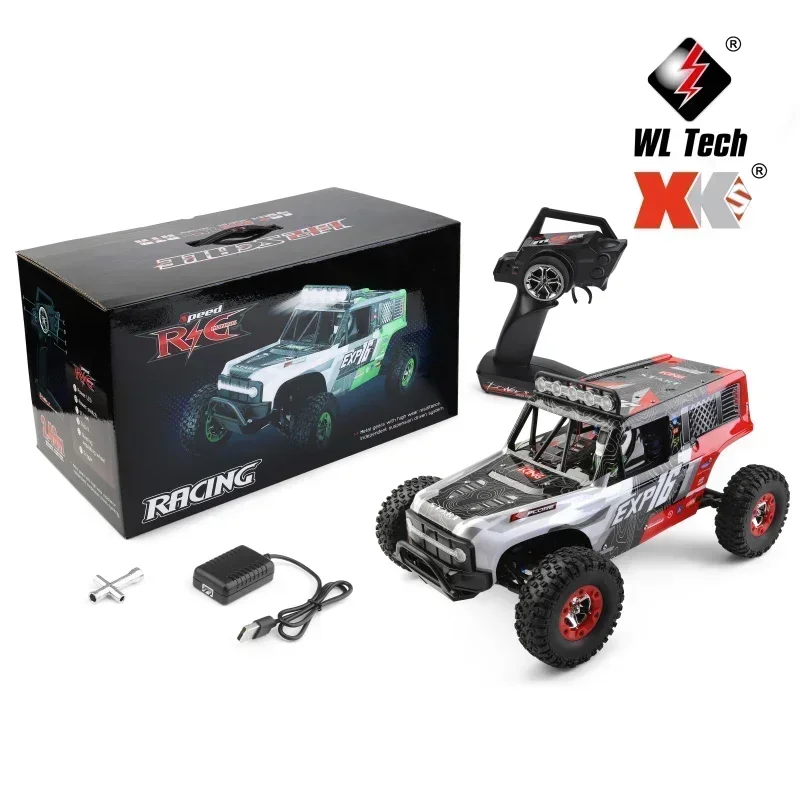 WLtoys 124006 2.4G RC Car 40kmh 4WD Electric High Speed Off-Road Remote Control Drift Toys for Children Racing