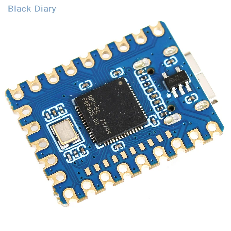 RP2040-Zero Raspberry Pi Мини-микроконтроллер PICO Модуль макетной платы RP2040 Двухъядерный процессор Cortex M0 + 2 МБ Flash