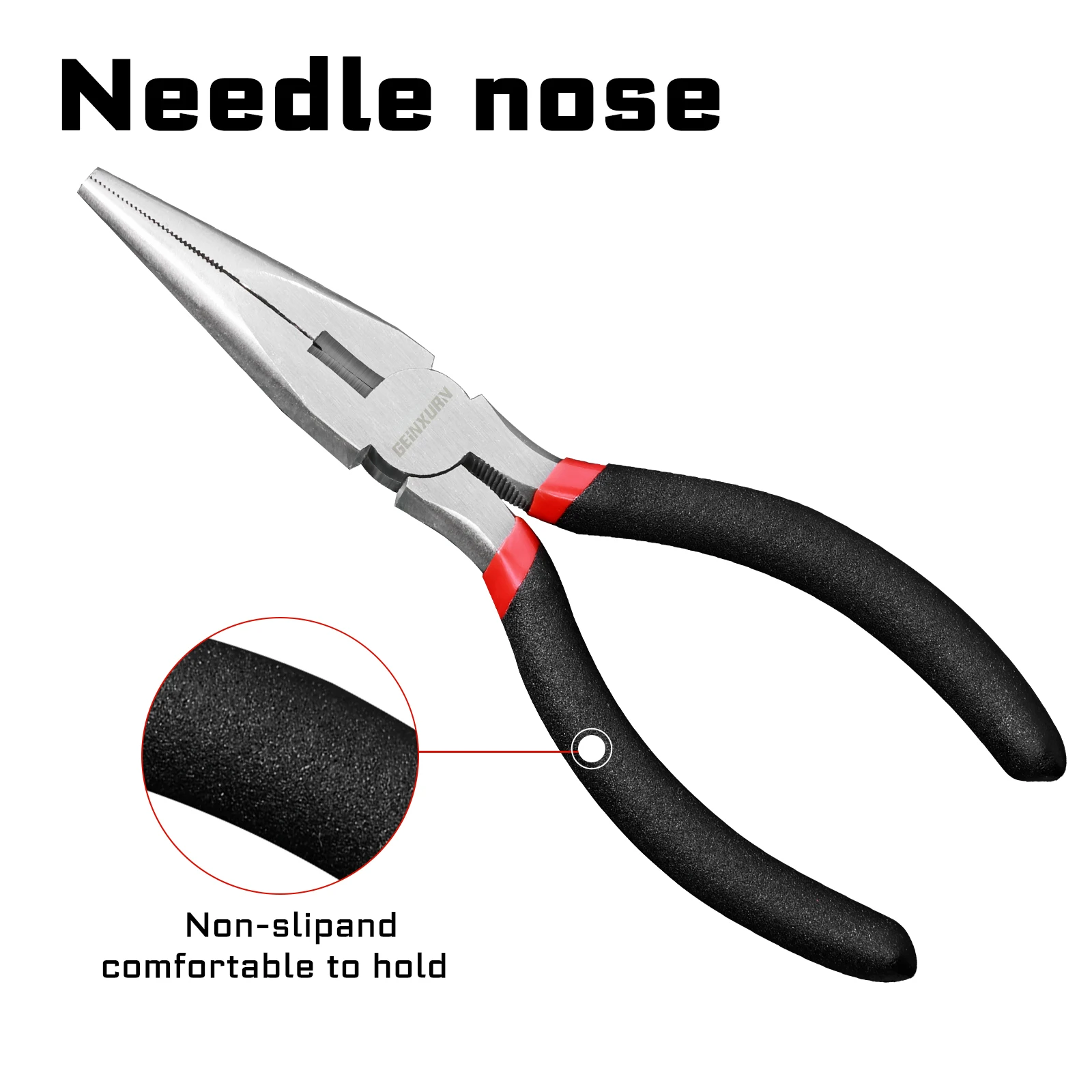 Geinxurn 8 قطع كماشة مختلطة لإصلاح المجوهرات بنفسك، وتغليف الأسلاك، والديكور والحرف اليدوية #3